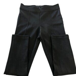 ANDREW Marc Womens Black Polyester Faux Suede Pull On Stretchy Leggings‎ …